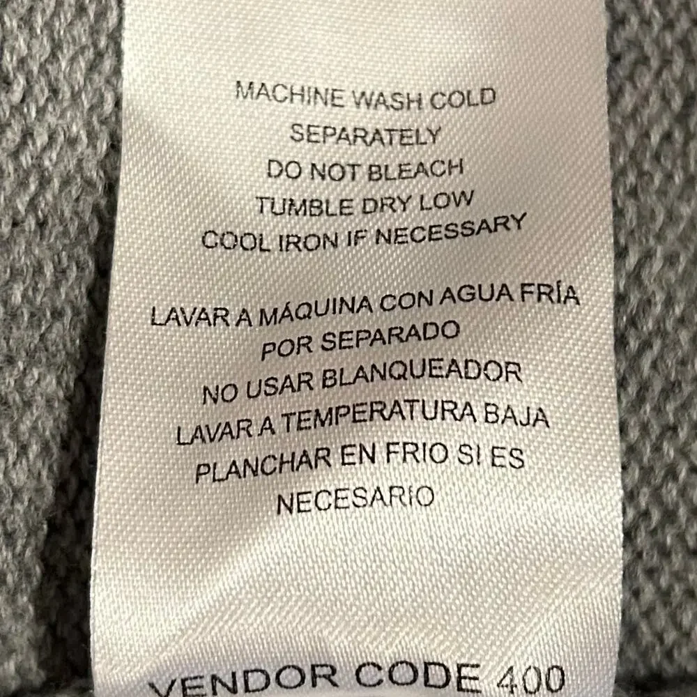Tahari Men's 1/4 Quarter Zip Pullover Striped Mock Neck Knit Sweater, Size L